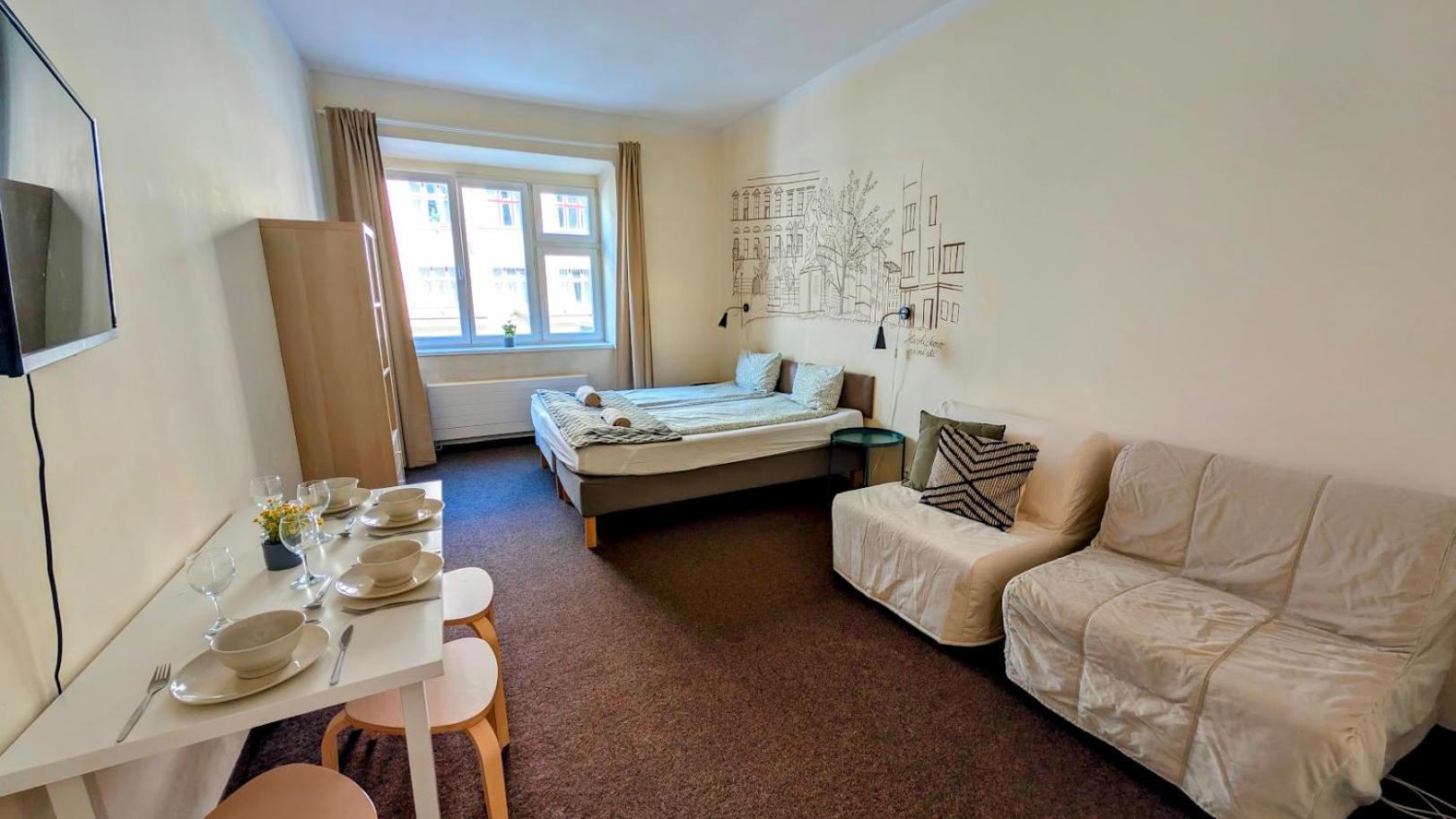 Flat In Zizkov -103- Apartmán Praha